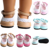 7cm doll clothes shoes pink blue rose red shoes for 18 american43cm dolls generation girl toy mini shoes