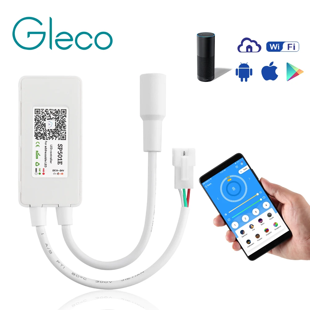 Светодиодсветильник RGB лента SP501E с Wi Fi для управления освещением|Контролеры RGB| |