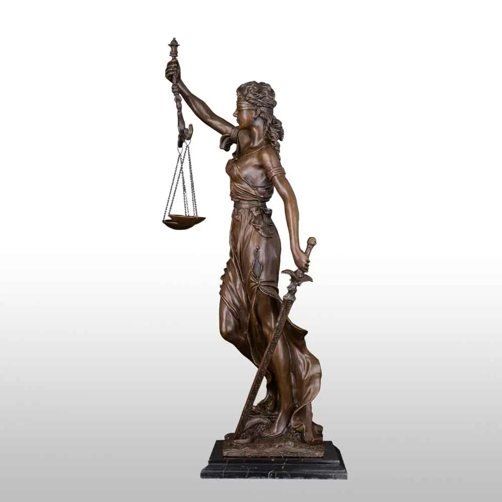 ArtsHom DS008 76 см большая леди весы справедливости статуя бронзовая греческая