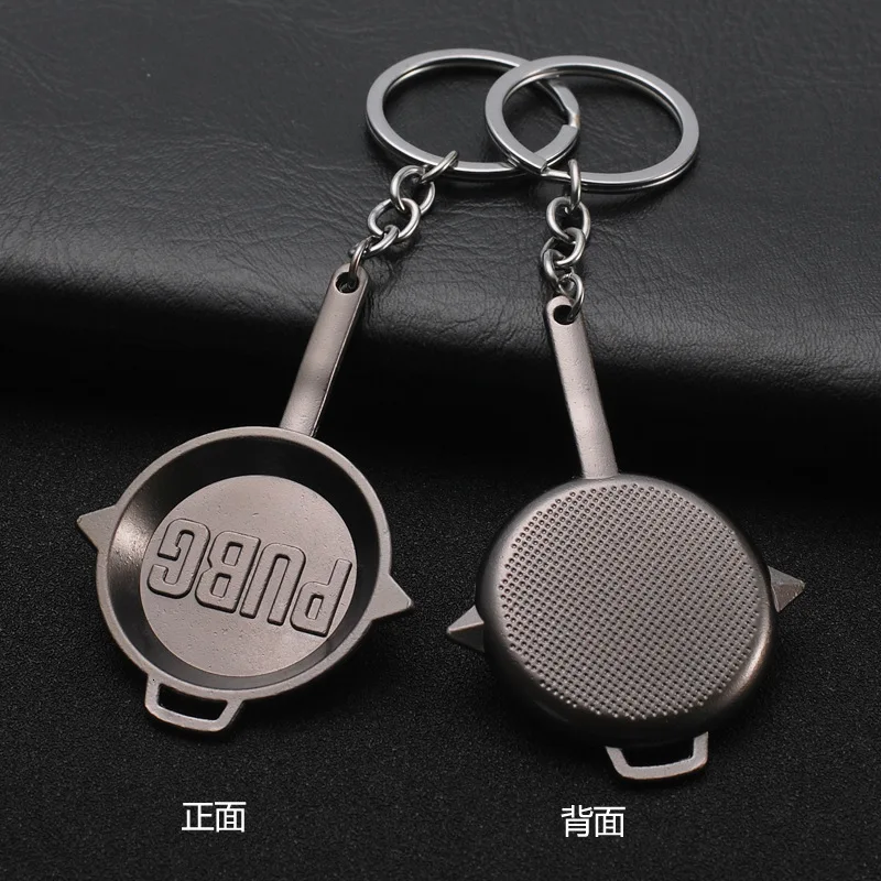 Металлический брелок для ключей от оружия PUBG автомобильный игровой мужчин