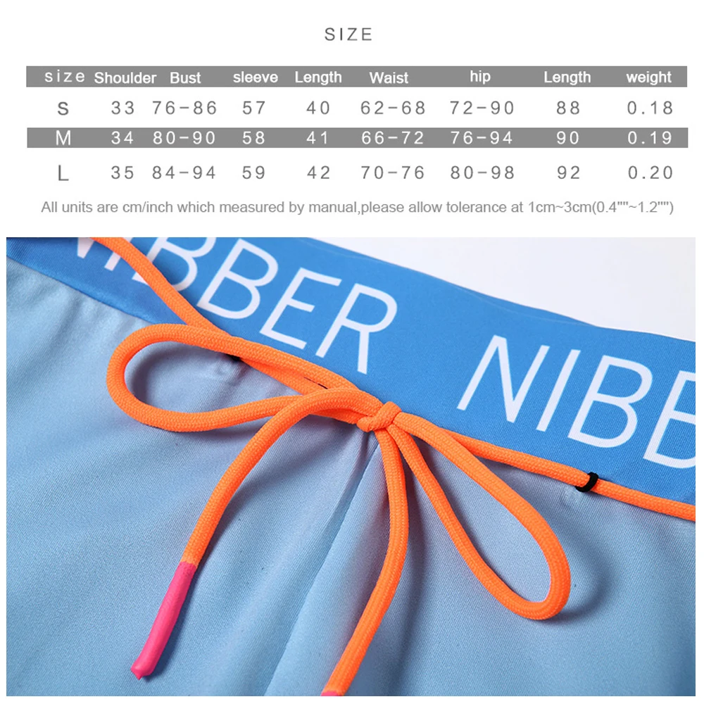 

Fashion Women's Set Spring Summer New Printed Sports Fitness Tracksuit Long Sleeve Crop Top Elastic Skinny Outfit Streetwear