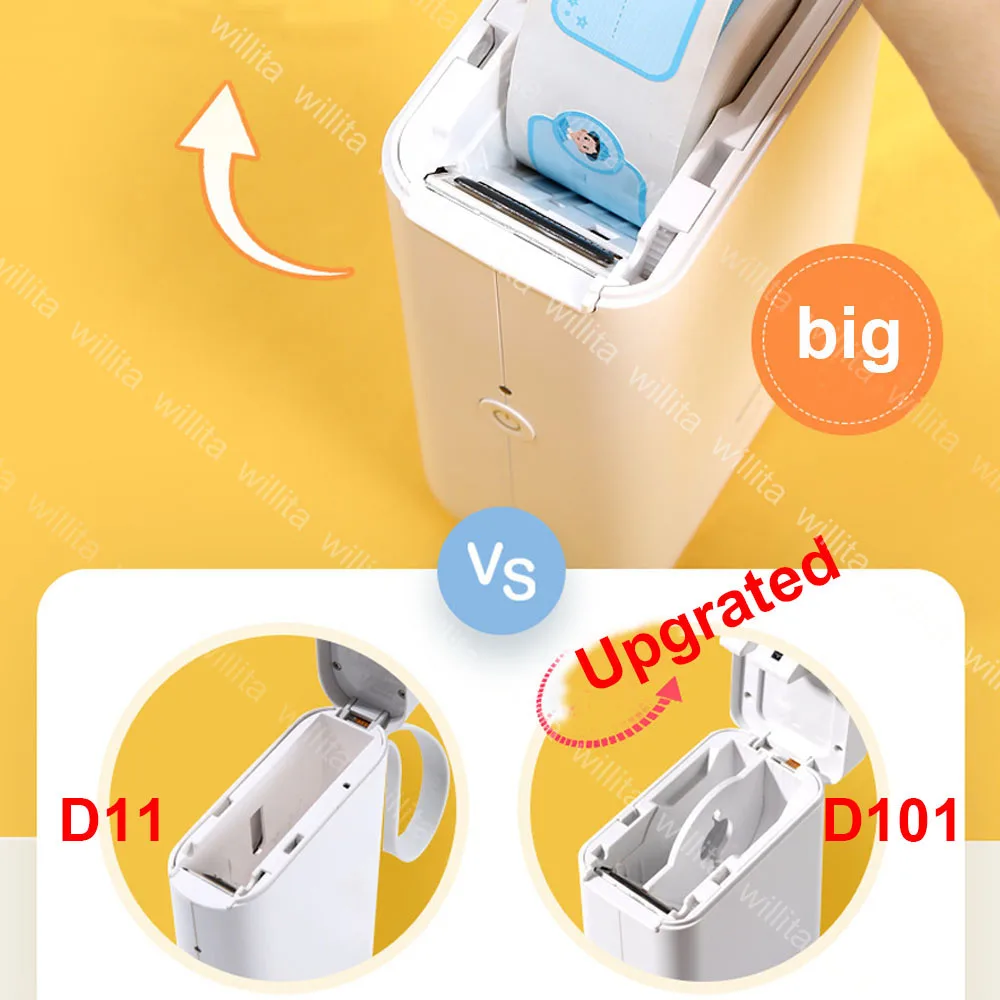 D101 Thermal Label Printer Home Office 