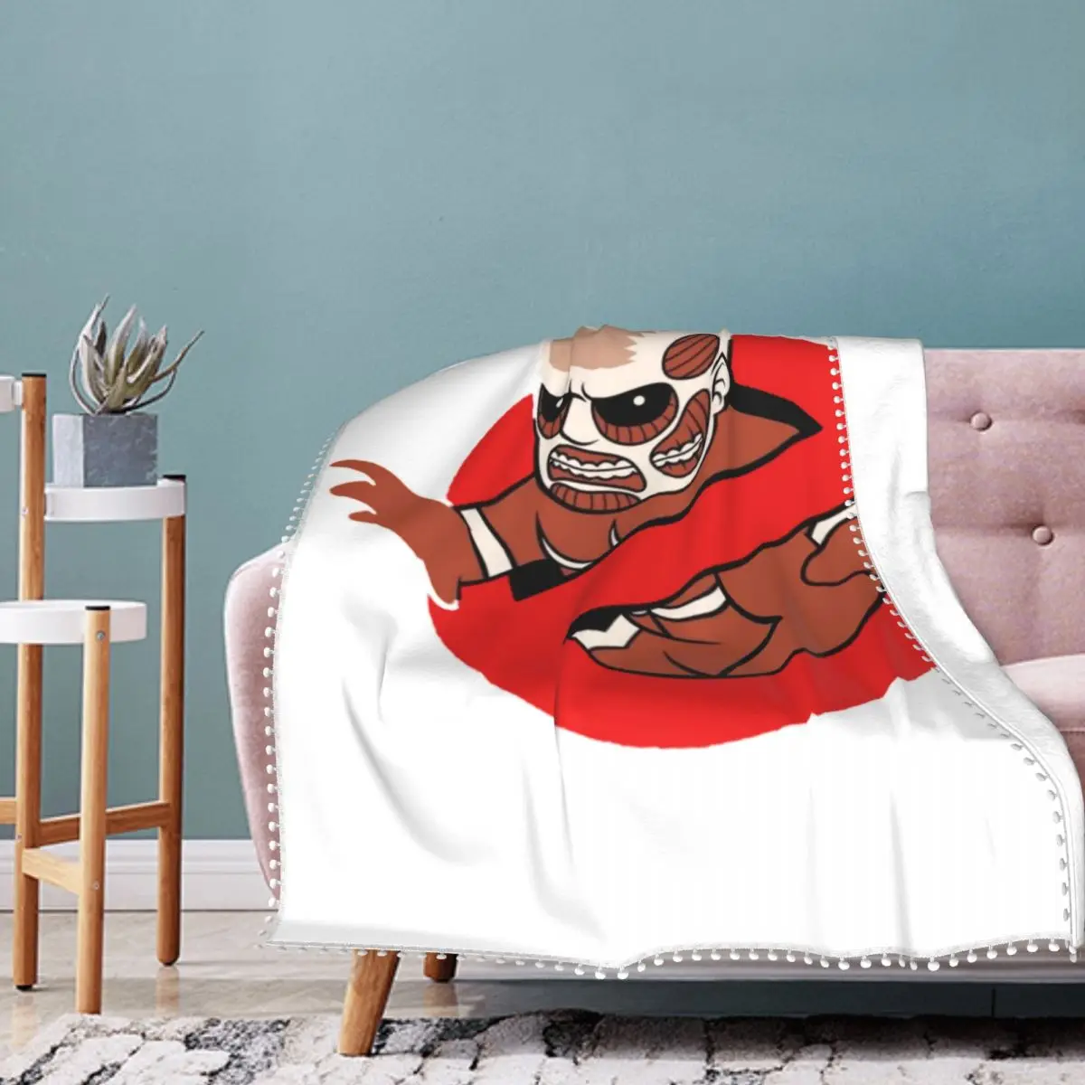 

No Titans Attack On Titan Blanket Japanese Anime All Weather Super Soft Blanket Fashion Beautiful Fleece Bedspread
