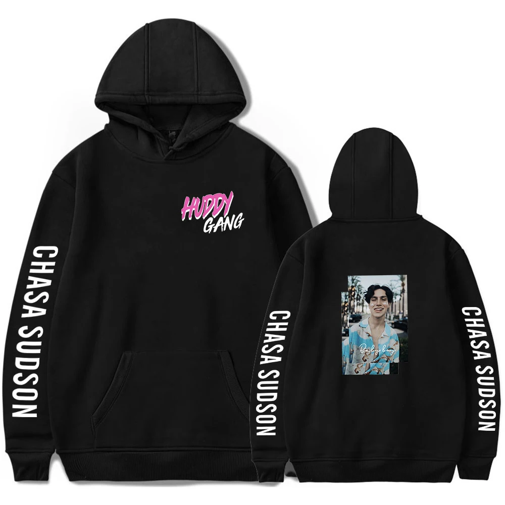 

2021Men/womens Harajuku Sweatshirts Chase Hudson Hoodies Women Hip Hop Oversized Hoodie Print Chase Hudson girls Black Pullovers