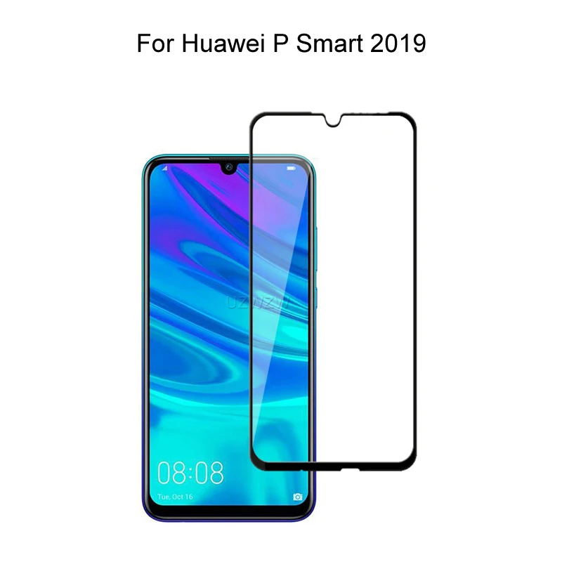 Закаленное стекло для Huawei Psmart 2019 (6 21 дюйма) Полное Покрытие 2.5D защита экрана