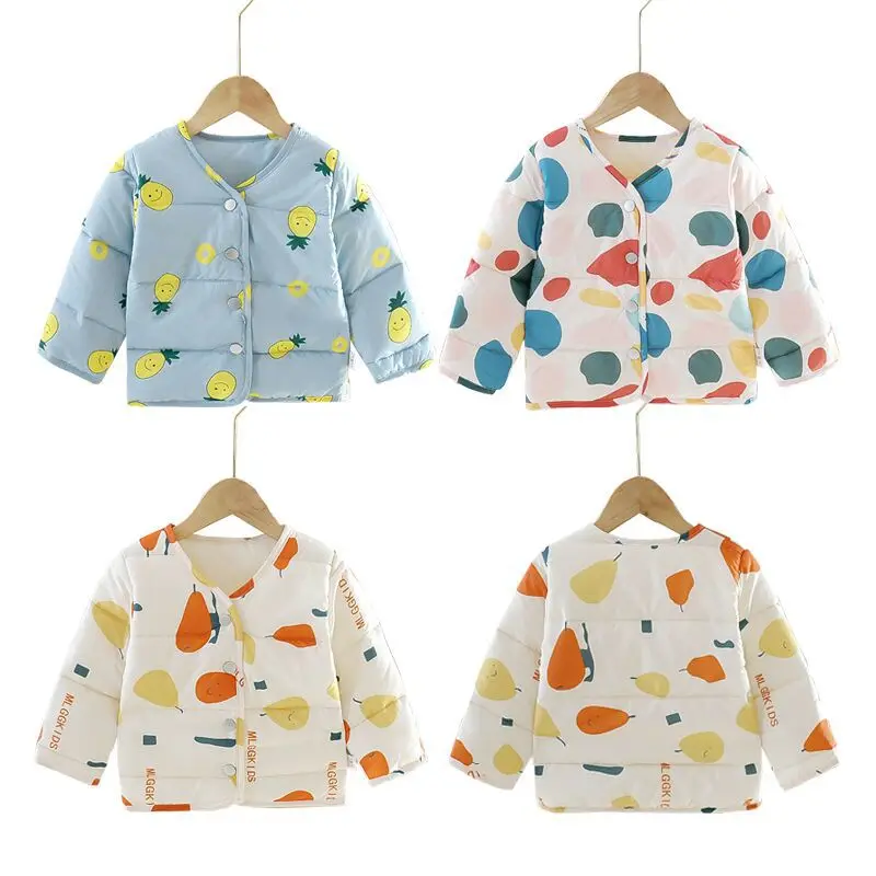 Сезон осень-зима Новинка Детские пальто плотная стеганная на каждый день с