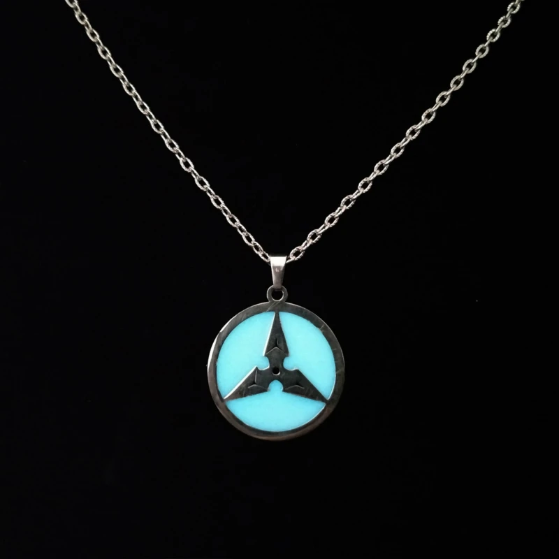 Ожерелье со светящимся драконом в стиле ретро из нержавеющей стали панк модное