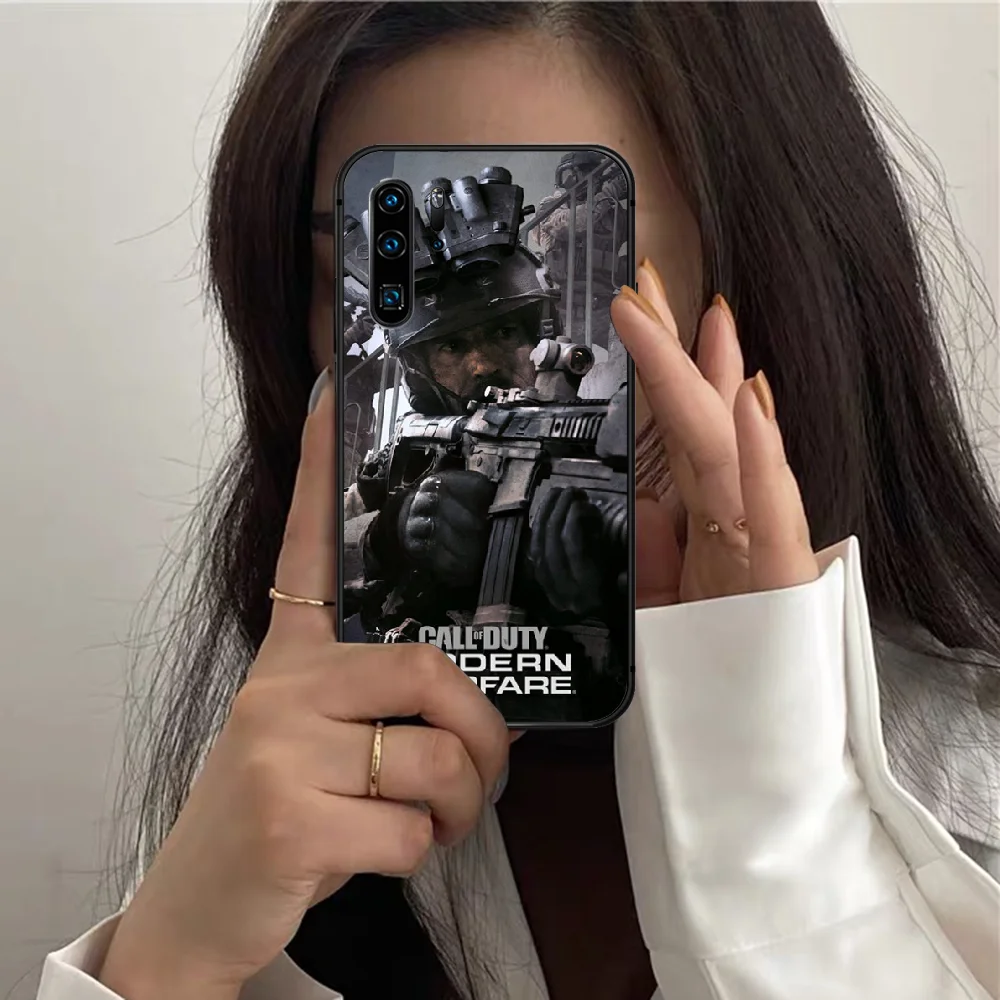 

Call Of Duty Phone Case For HUAWEI P 10 20 30 40 Pro Lite Smart Plus Z 2019 Nova 7i 5T black Coque Luxury Cover Soft Waterproof