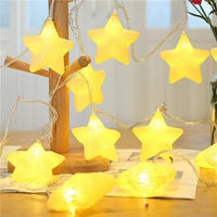 1 5m3m led crack star fairy lamp christmas tree string twinkle garlands battery flash holiday party wedding indoor decor lights