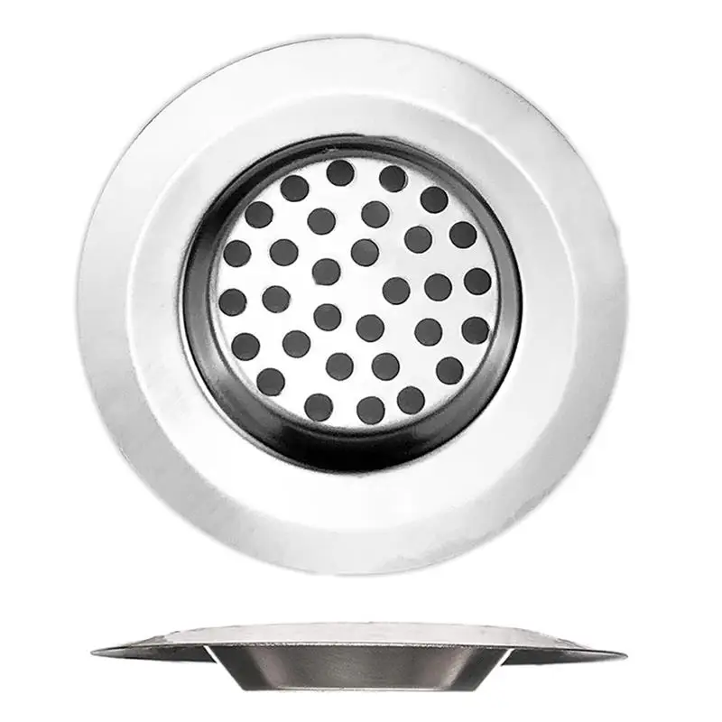 

1Pcs Sink Strainer Stopper Sewer Outfall Strainer Stainless Steel Bathroom Drain Hole Filtre Kitchen Sink Sifter Tool Supplies