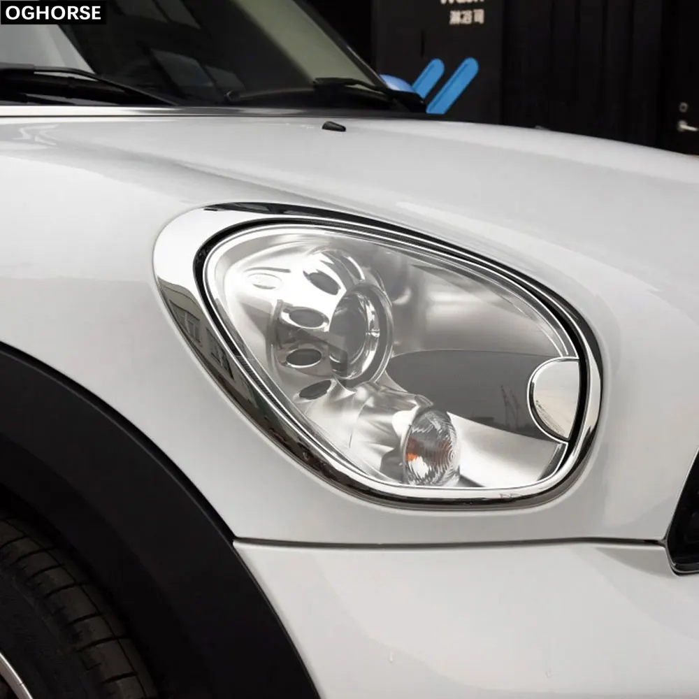 2 шт. самоклеющиеся ТПУ наклейки для автомобильных фар Защитная пленка MINI Countryman R60