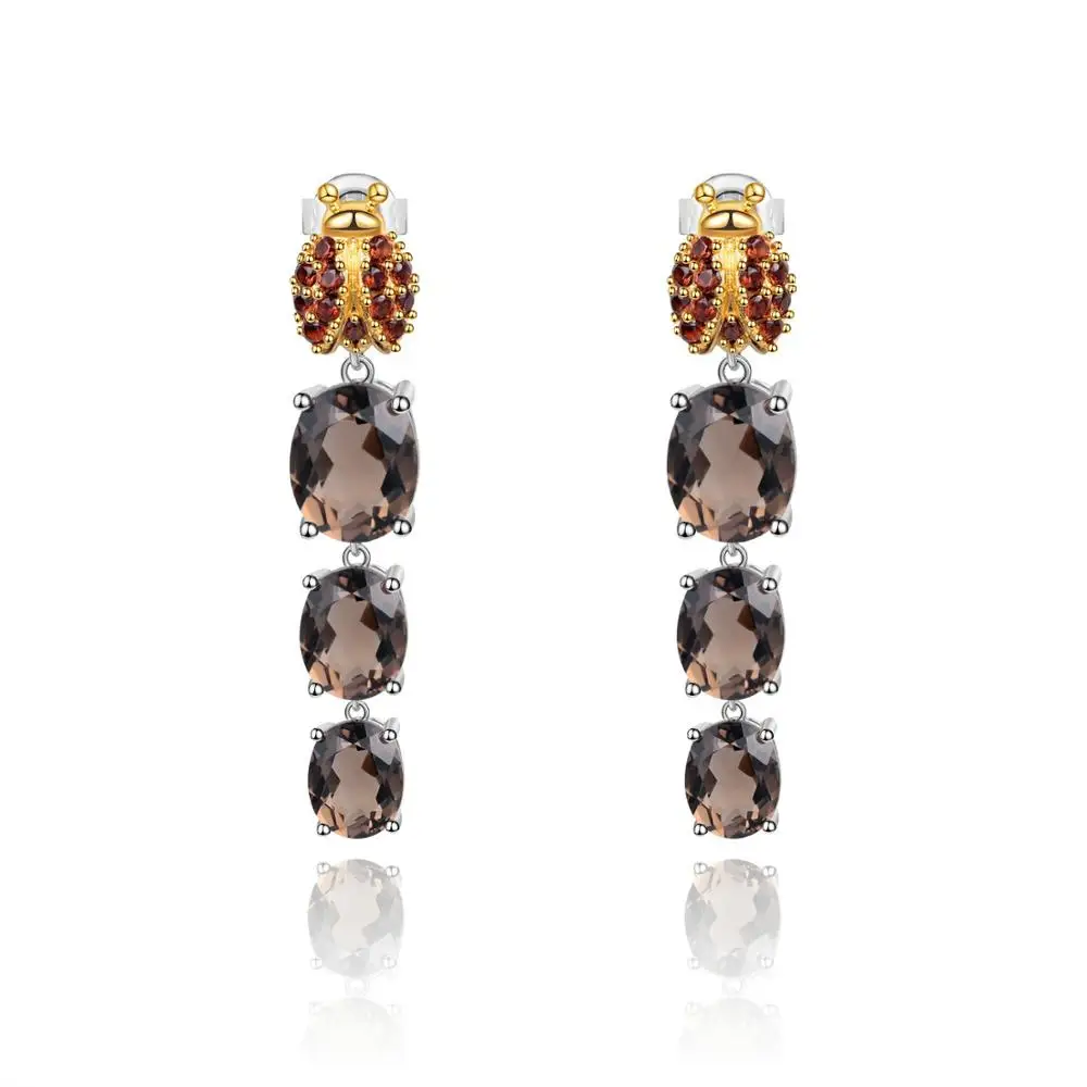 Женские серьги-подвески GEM'S BALLET Винтажные серьги из стерлингового серебра 925