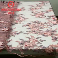 Новые Горячие 3d Детские розовые трехмерные кружева ручной работы вышитые бисером женские вечерние платья