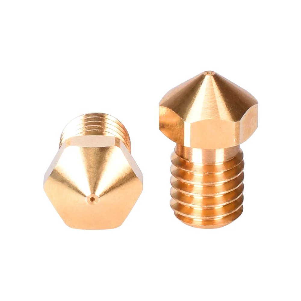 Высокое качество V6 сопло латунь M6 1,75/3,0 мм нити к V6 J-head Hotend экструдер E3D V6 сопло 3d принтер запчасти для Ender 3
