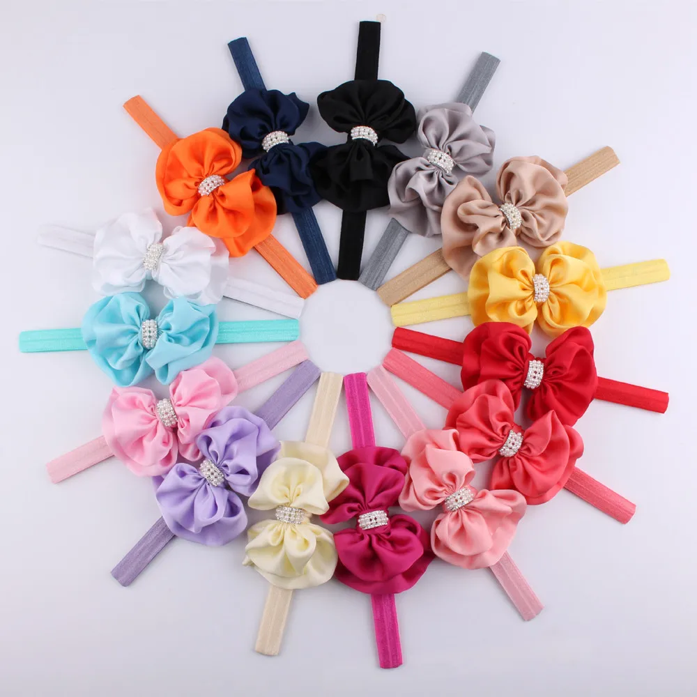 2019 модная детская тюрбан для девочек высокое качество повязка на голову с бантом