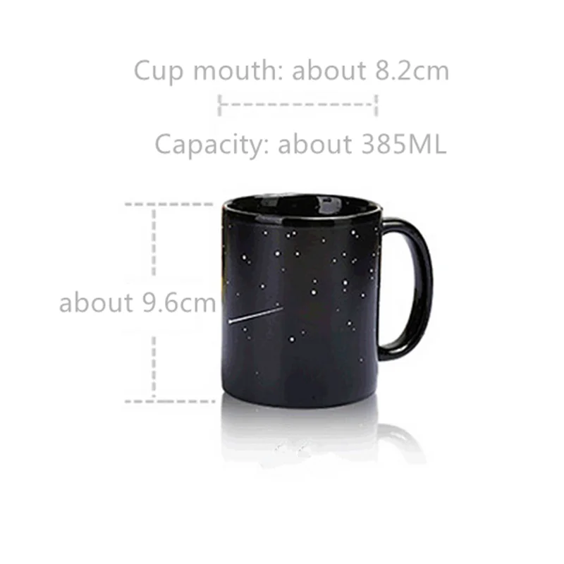 

Solar System Color Changing Mug Galaxy Change Mugs Heat Sensitive Sublimation Coffee Tea Colour change Cups Magic