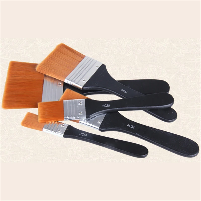 1 Шт. Высокое качество кисти для рисования Нейлон масляной живописи вода порошок