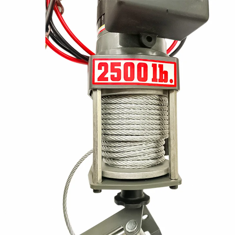 Проволочная лебедка 2500lbs электрическая для восстановления тяги двигателя набор