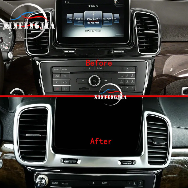 Крышка для вентиляционного отверстия Mercedes Benz GLE GLS Class 16 19 ABS Chrome|Лепнина интерьера|