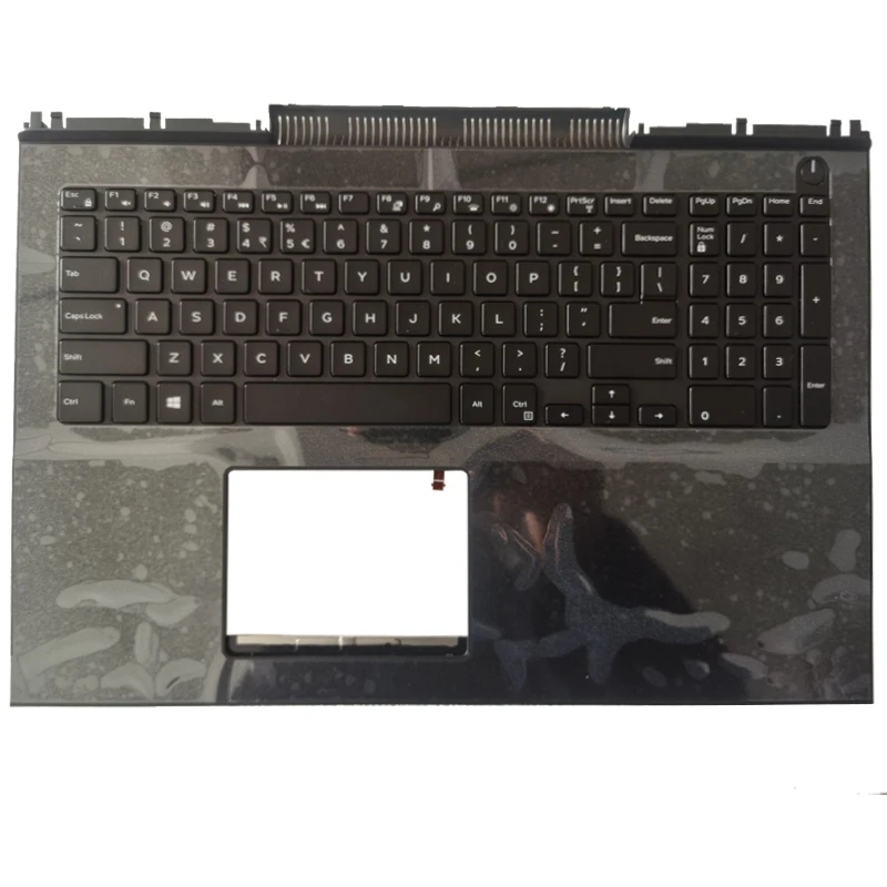 Новая клавиатура для ноутбука США Dell Inspiron 15 7000 7566 7567 с верхней крышкой и упором