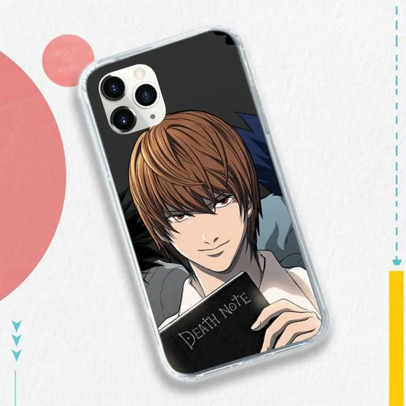 

Death Note Ryuk kira Anime Phone Case for iPhone 11 12 pro XS MAX 8 7 6 6S Plus X 5S SE 2020 XR