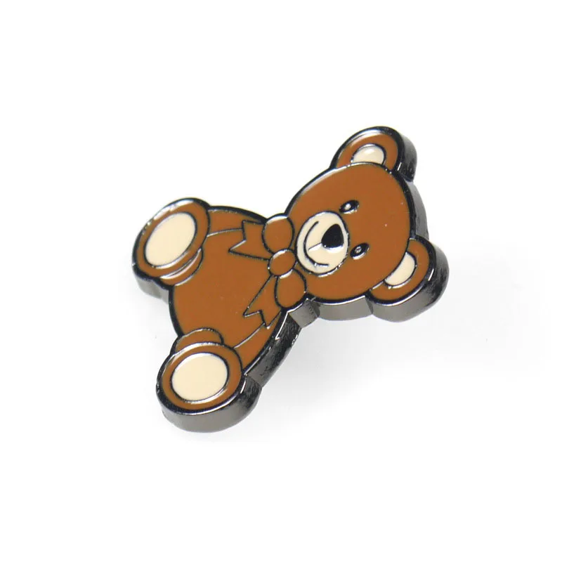 Cute bear pin fashion animal Brooch Enamel figure Pins and Brooches for Women kids Lapel Backpack Bags Badge Gift | Украшения и