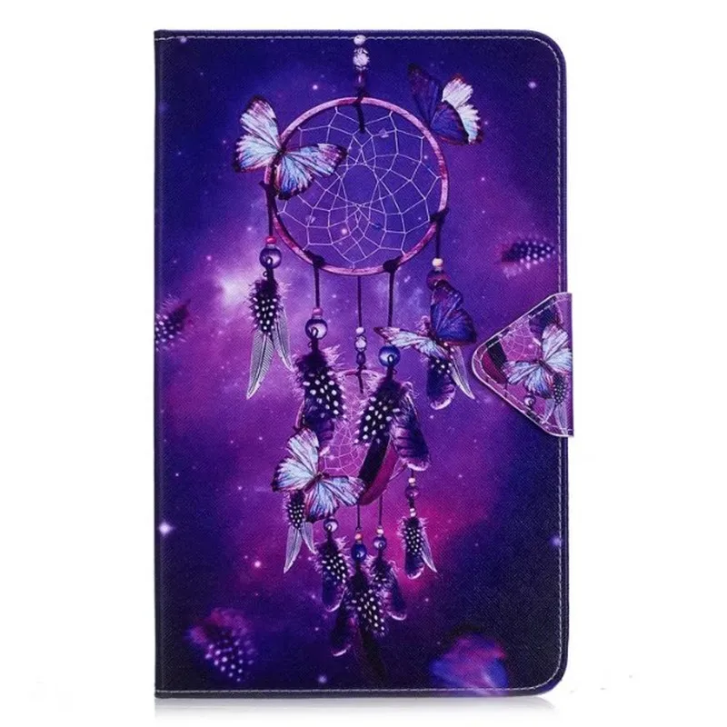 zi feng ling Tab a6 7,0 чехол для Samsung Galaxy Tab A 7,0 T280 T285 SM-T280 чехол Крышка для планшета с рисунками кошки и бабочки флип-кожа оболочки - Цвет: zi feng ling