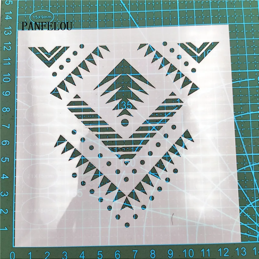 13*13 см трафареты для скрапбукинга спрей Пластиковая форма щит сделай сам торт