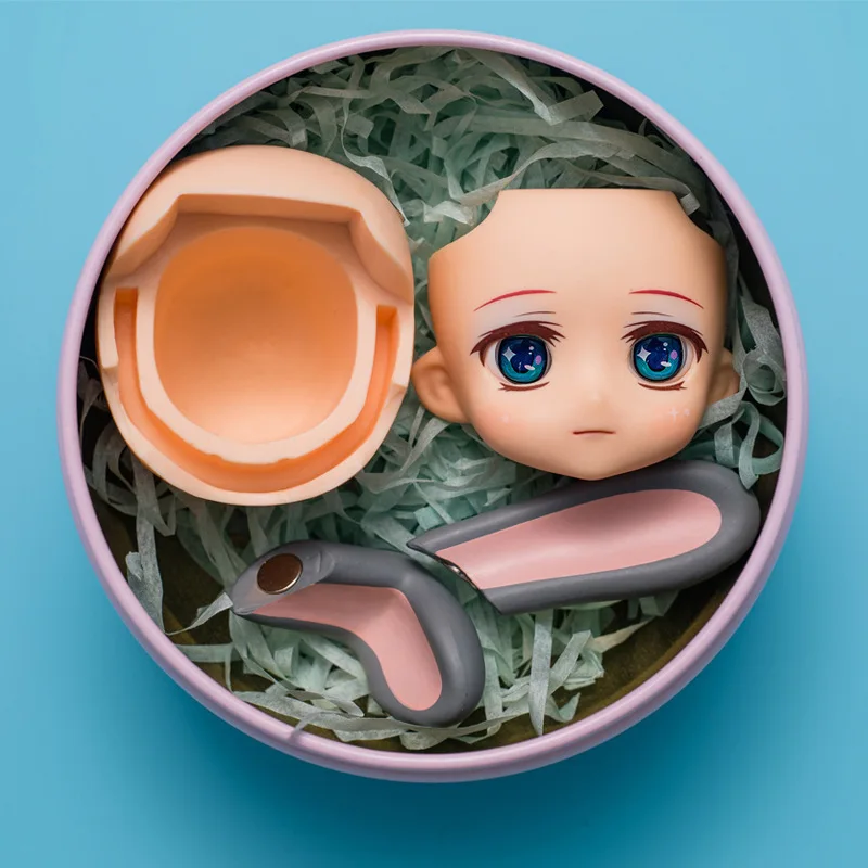 Шарнирная Подвижная кукла YMY OB11 с кроличьими ушками и кошачьими | Игрушки хобби