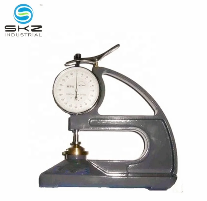 

high quality 0.01mm rubber plastic film Lab thickness gauge tester machine