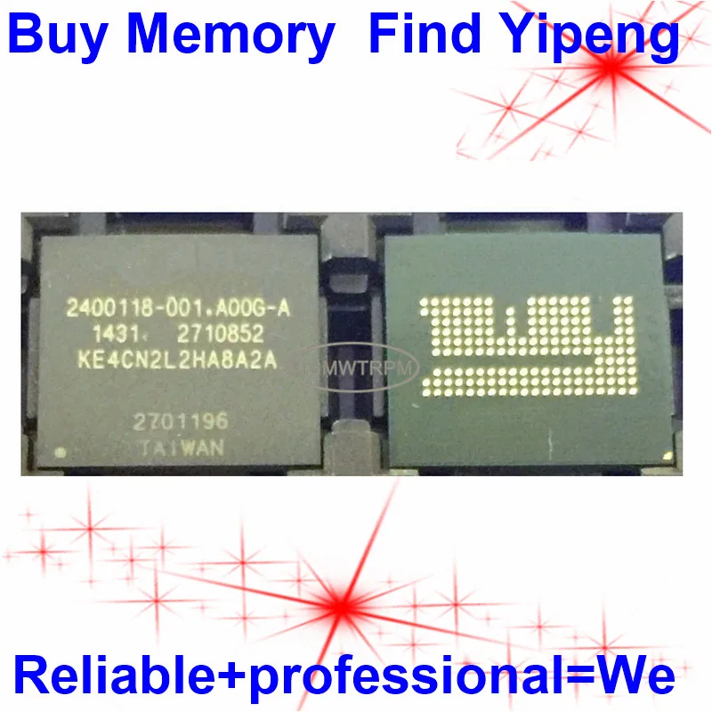

KE4CN2L2HA8A2A 162FBGA EMCP 4+8 4GB RPMB clean empty data Memory Flash KE4CN2