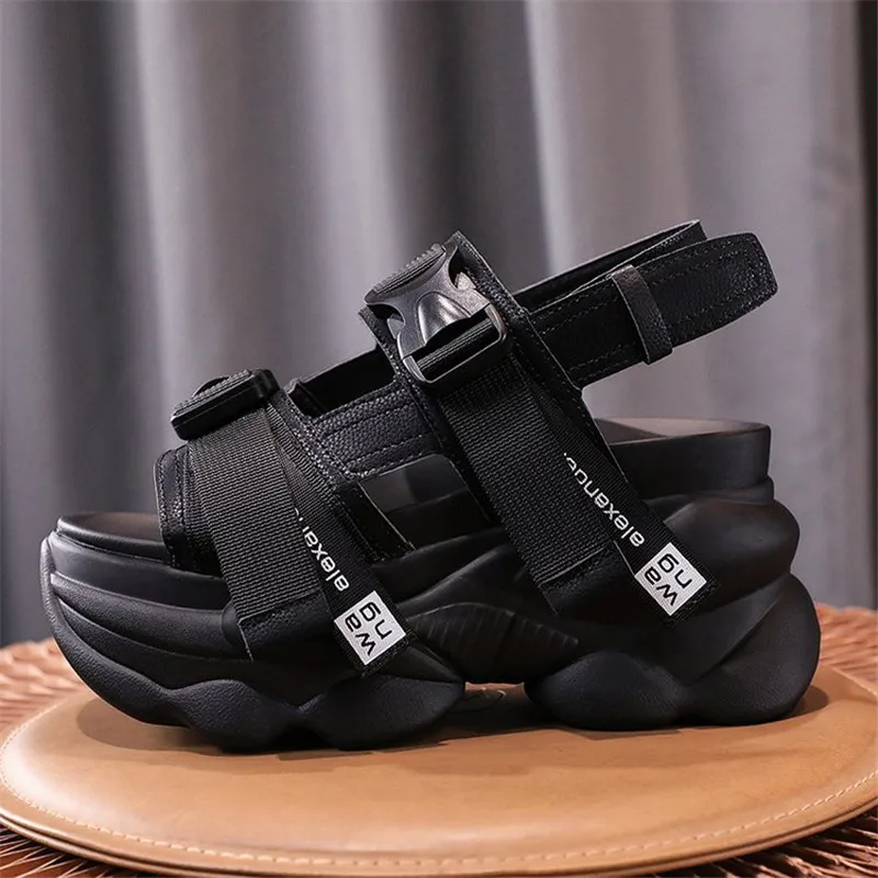 

Rimocy Super High Heels Platform Women's Sandals 2021 Summer Thick Sole Beach Shoes Woman Fashion Chunky Sandalias Mujer Verano