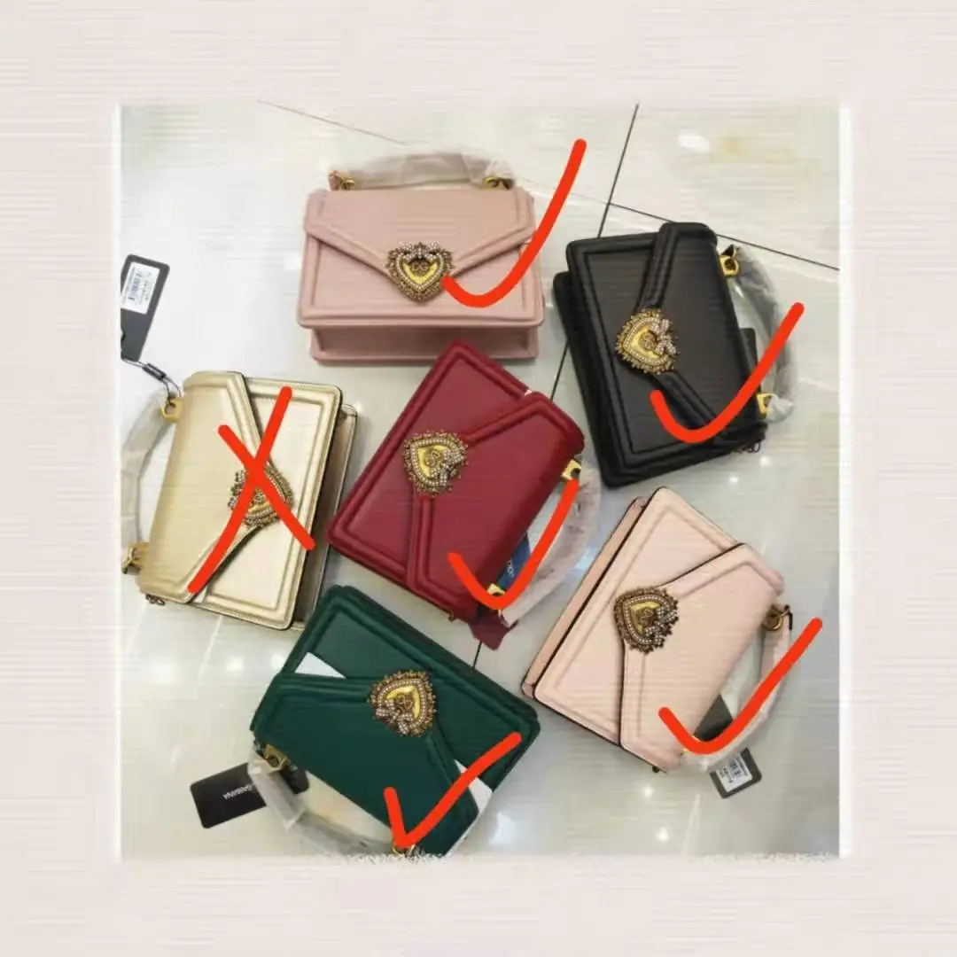 

Luxury Gold Heart Famous Brand Desigener Handbags Chains High Quality Women Bags Shoulder Bags Lady Party Messenger Bags