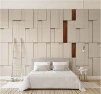 xuesu rice color cloth three dimensional square wood mosaic 3d tv background wall custom wallpaper 8d waterproof wall cloth