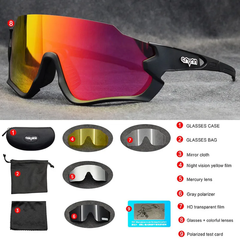 01 MTB велосипедные очки TR90 Oculos Ciclismo велосипедные очки поляризованные велосипедные солнцезащитные очки Дорожные очки Ciclismo - Цвет: 01
