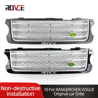 rovce front bumper abs grille grill for land rover range rover vogue 2010 2012 l322 car original style lr011133 lr028108