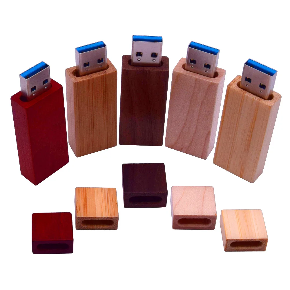 USB-флеш-накопитель из бамбукового дерева флешка с индивидуальным логотипом 3 0 Гб