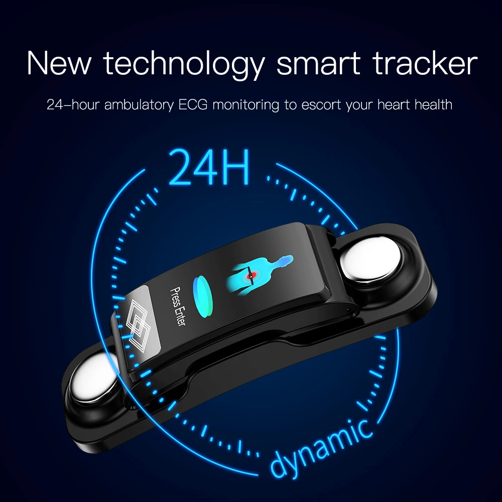 

MAFAM P10 Super Precision Lorentz Diagram Smart Watch Bracelet 24-hour Dynamic ECG Monitoring Smart Tracker For Men Women