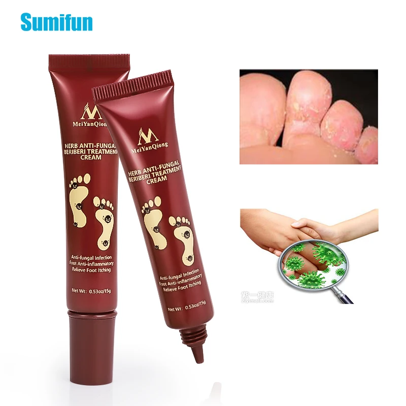 

1Pc 15g Remove Beriberi Cream Foot Ointment Anti Fungal Anti Itch Erosion Peeling Blisters Feet Plaster Herbal Extract