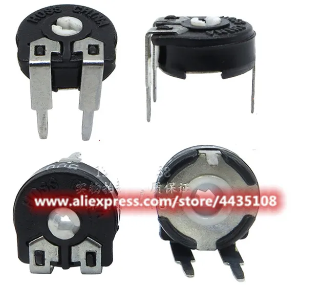 

20pcs Spain PT10 adjustable resistance / horizontal potentiometer 500 Europe 2K 3K 3K5 4K5