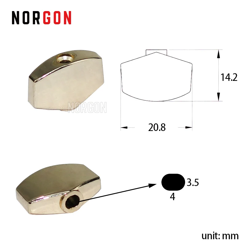 

6pcs Norgon Guitar Tuning Pegs Knobs Replacement/Upgrade Guitar Parts and Accessories GTP10 for Machine Heads
