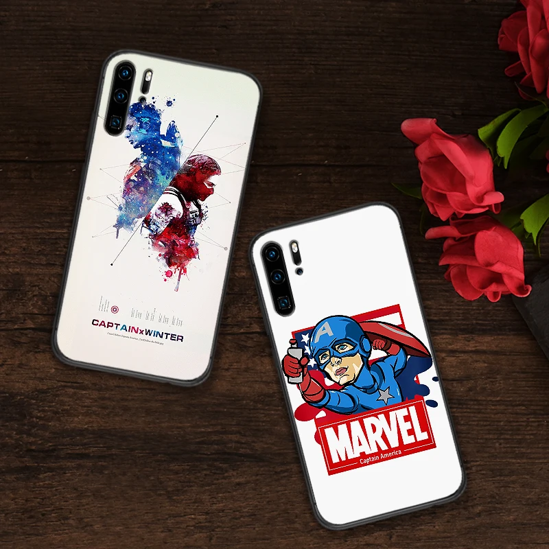 Чехол для мобильного телефона Капитан Америка Марвел huawei honor 7C 5.99IN 7X 8X 8C NOTE 10 VIEW 20 8
