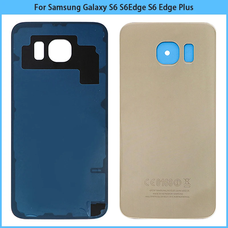 10 шт. оригинальный S6 задний корпус чехол для Samsung Galaxy S6Edge Edge Plus G920 G920F G925 G928 Крышка