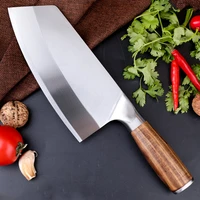 liang da 4cr13mov chef knife 7 inch chinese kitchen knives meat fish vegetables slicing knife super sharp blade rosewood cleaver
