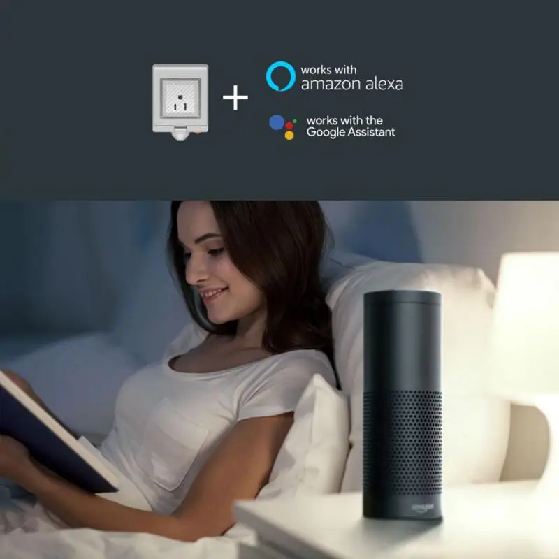 Интеллектуальный выключатель света SONOFF S55 смарт розетка адаптер переключатель 16A