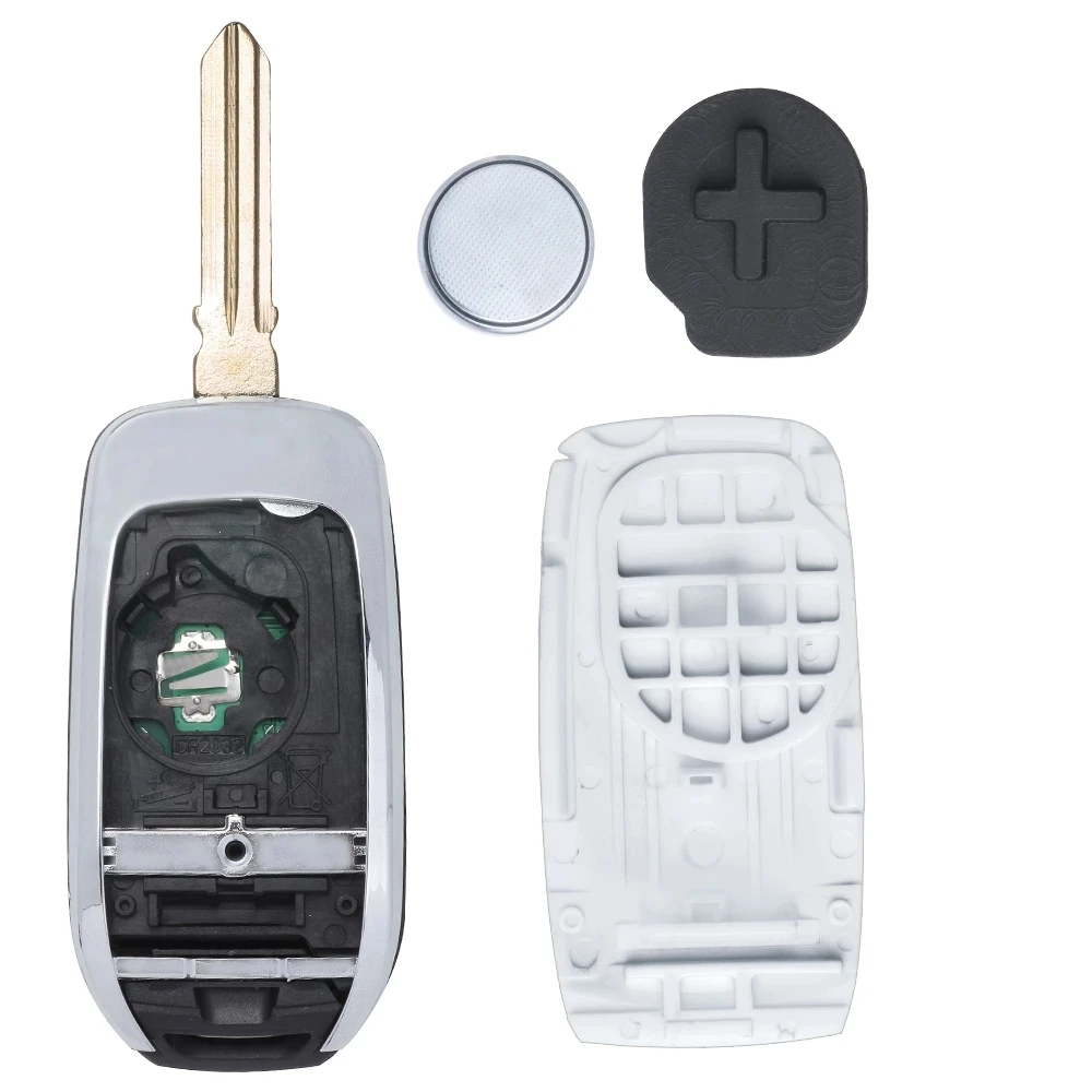 Пульт дистанционного управления KEYECU с 2 кнопками FSK 433 МГц PCF7961M 4A чип флип-брелок