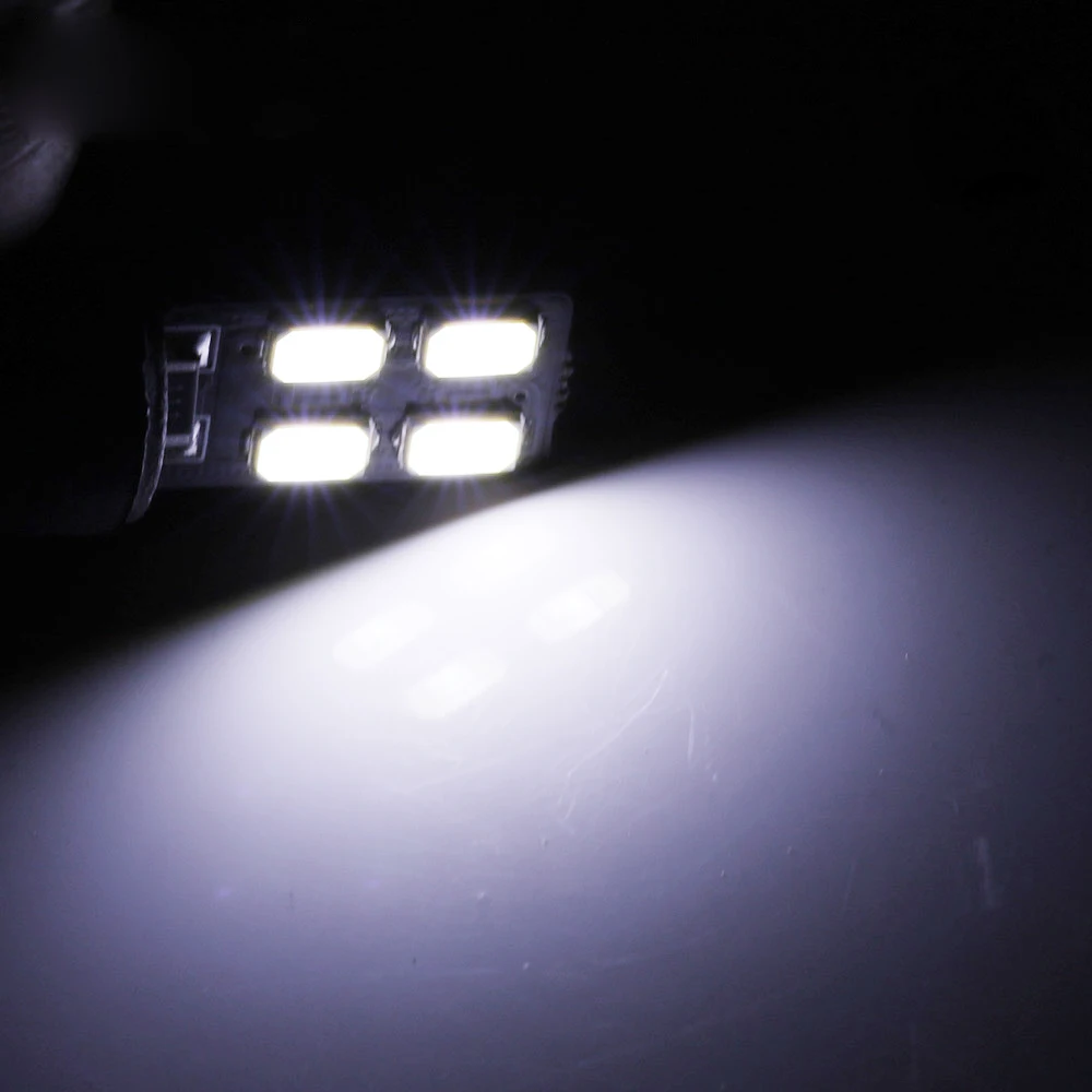 1 шт. супер яркий T10 W5W светодиод Шина CAN свет 4 SMD 5630 5730 светодиодный без ошибок авто