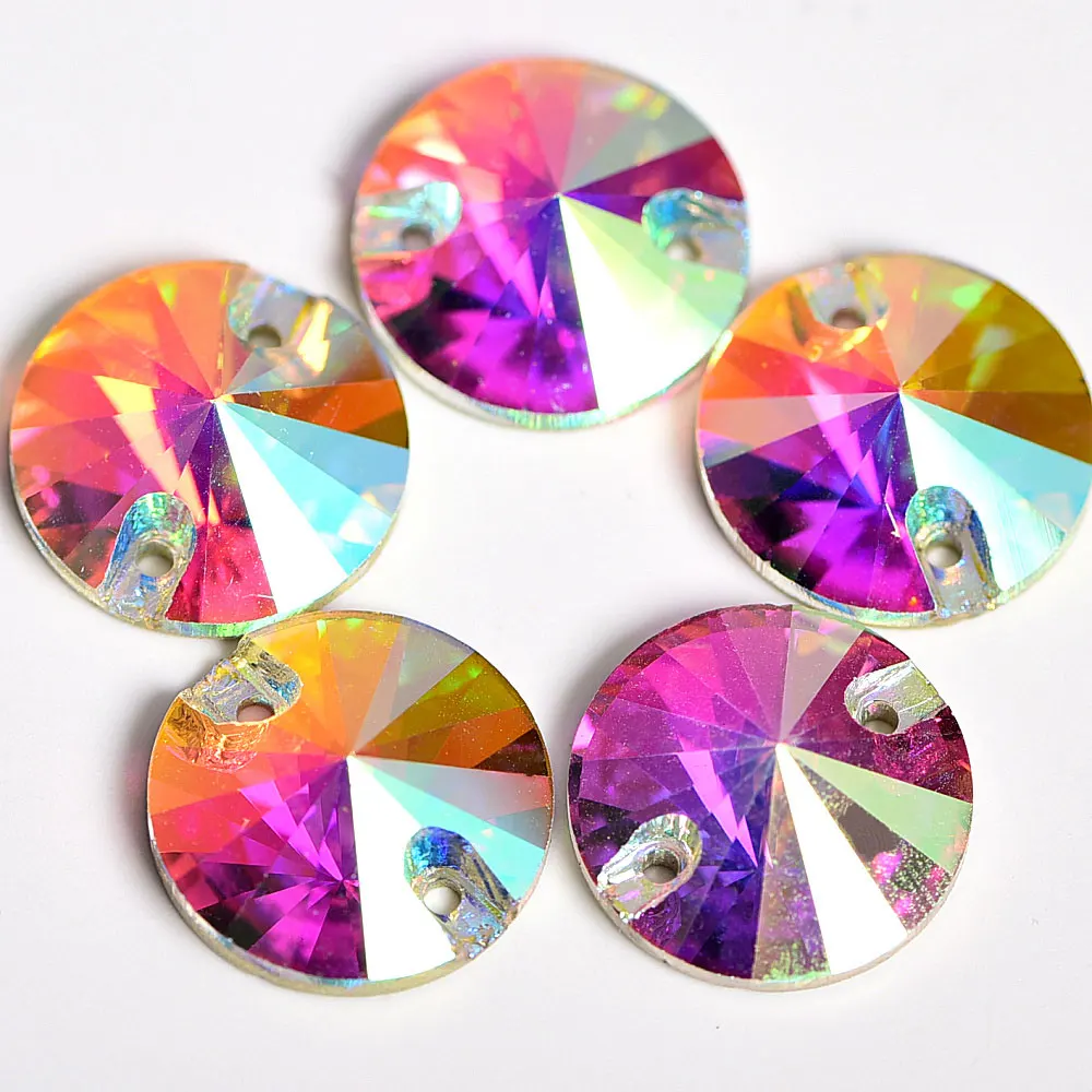 Высококачественные стразы с блестками плоским основанием шитье бриллиантами