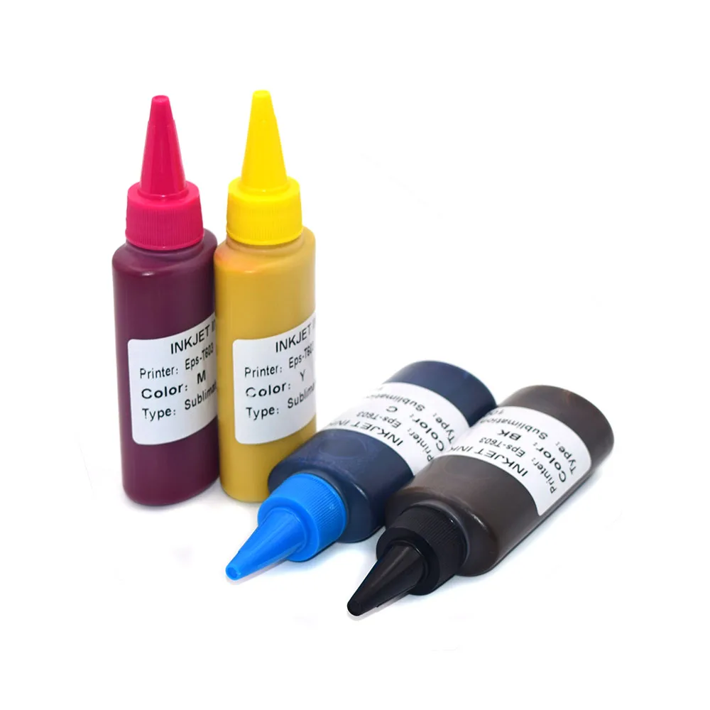 4*100 мл T7031 сублимационные чернила для Epson обозначения яркости|sublimation ink for epson|sublimation