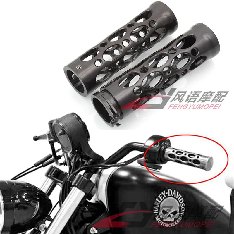 

Универсальные мотоциклетные ручки, 25 мм, металлические аксессуары для Halley 883 1200 Dyna Sportster Davidson Softail Honda